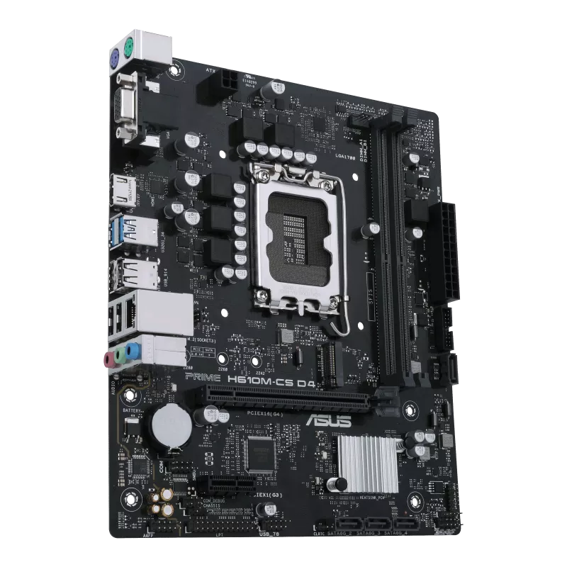 Asus Motherboard PRIME H610M-CS D4 DDR4 For Intel 12th 13th 14th Gen view 3